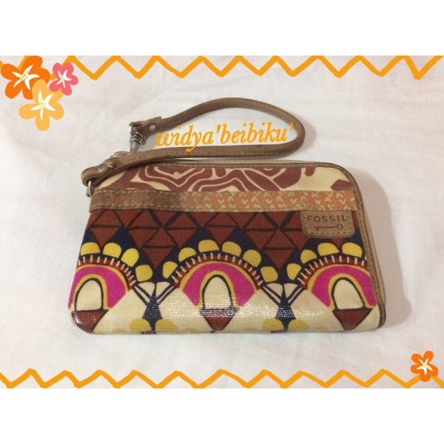 Preloved Fossil Wrislet Safari