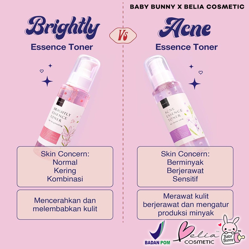 ❤ BELIA ❤ Scarlett Whitening Body Lotion | Shower Scrub | Body Scrub | Face Serum | Facial Wash | Toner | Acne | Sabun Soap | Shampoo | Conditioner | Day Night Cream SCARLET BPOM By Felicya Angelista