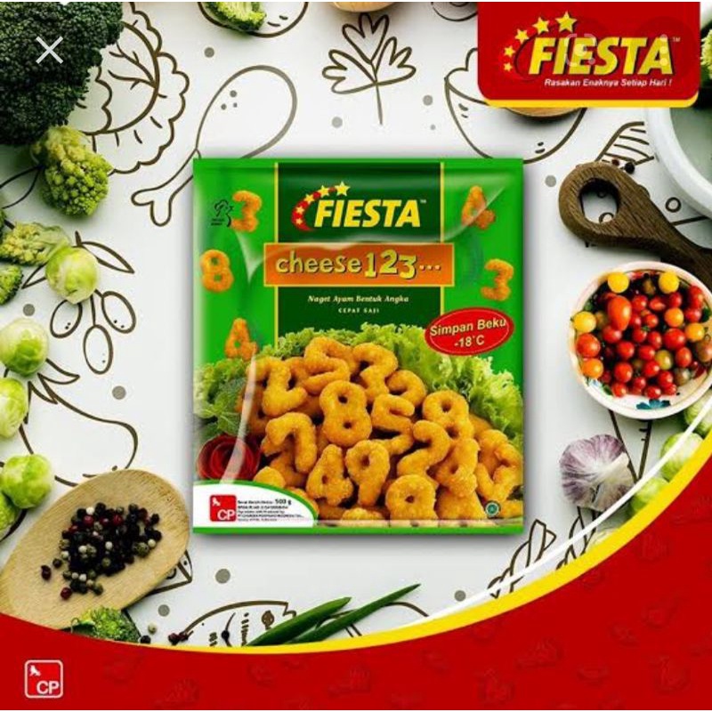

Fiesta Nugget Ayam Bentuk Angka Rasa Keju 1,2,3