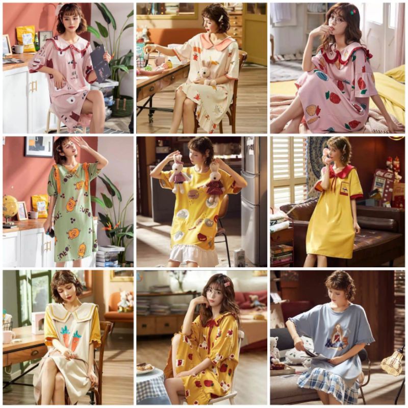 Daster import murah/fashion wanita/baju tidur wanita murah C12-C