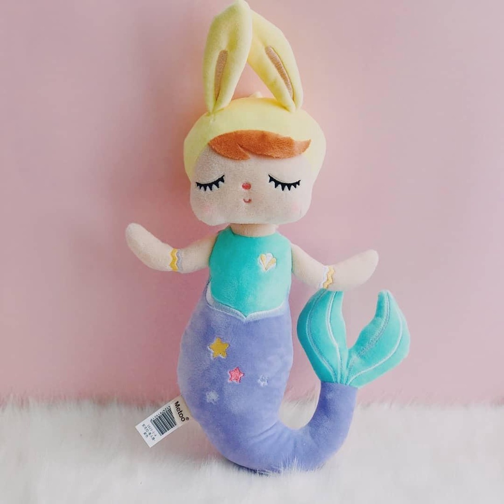 Boneka mermaid Queen / Boneka Putri Duyung Meto 30 cm LED Boneka Anak Perempuan Dapat Menyala New Arrival