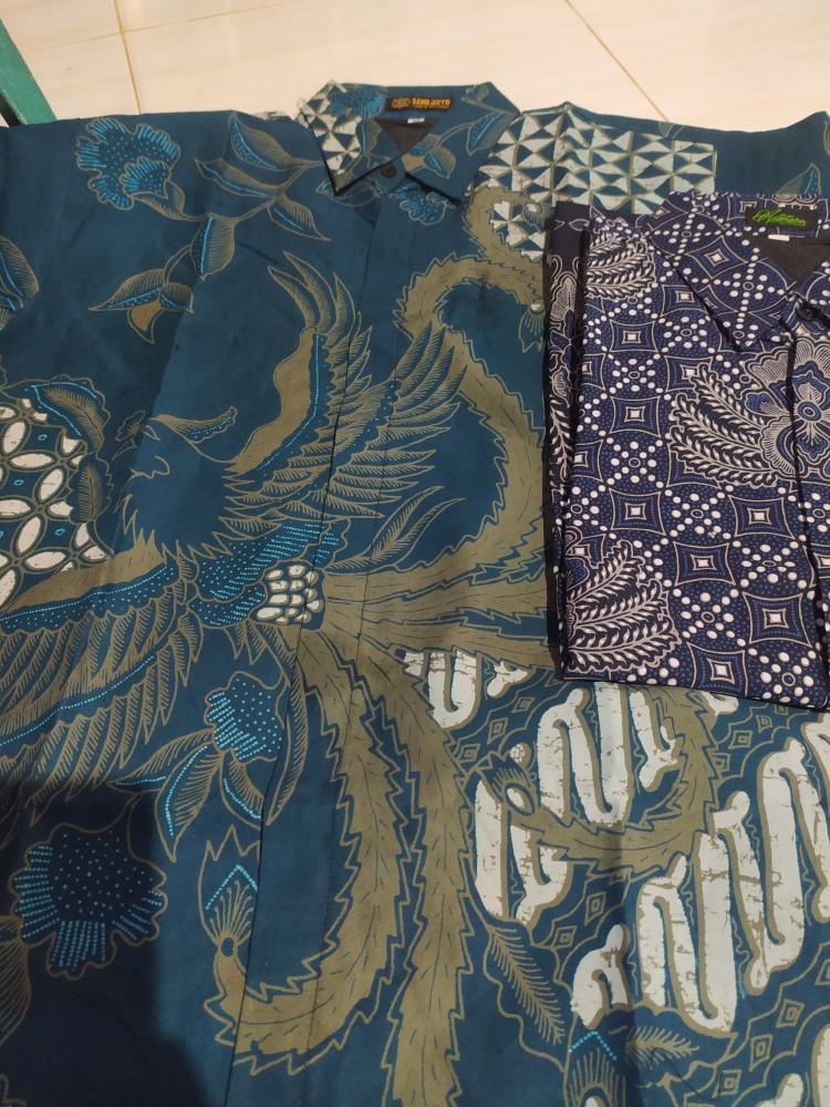 Sumitro Pendek Kemeja Batik Pria Bahan Katun Sragenan