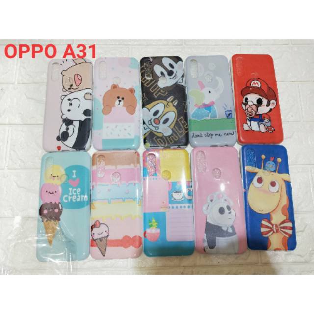 SOFTCASE OPPO A31 NEW GLOSSY KARAKTER