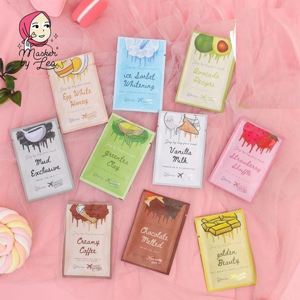 Monsoon - Masker Organik by LEA Gloria | Masker Bubuk by LEA Gloria 20 gr BPOM