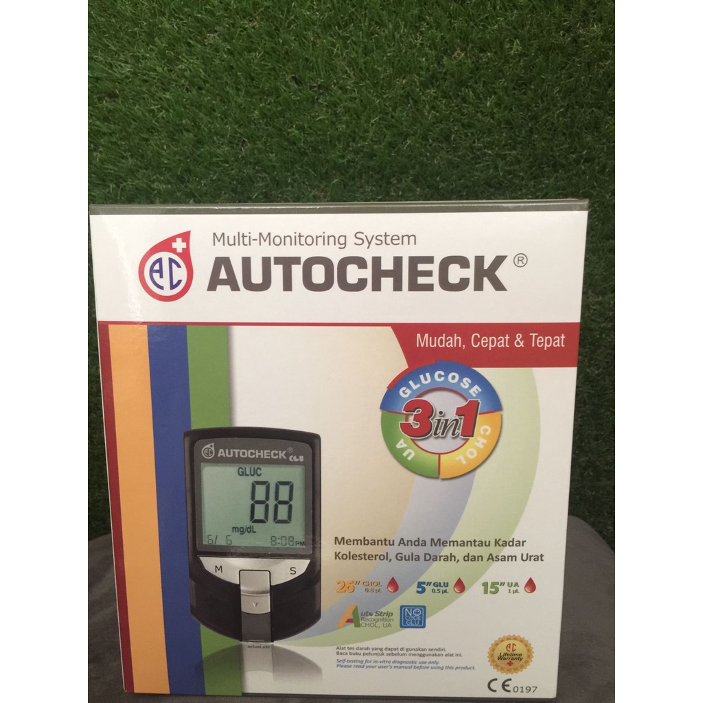 Jual Alat Cek Darah 3 In 1 Autocheck Shopee Indonesia