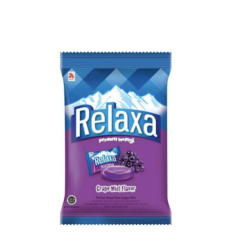 

Relaxa permen wangi grape mint 125g