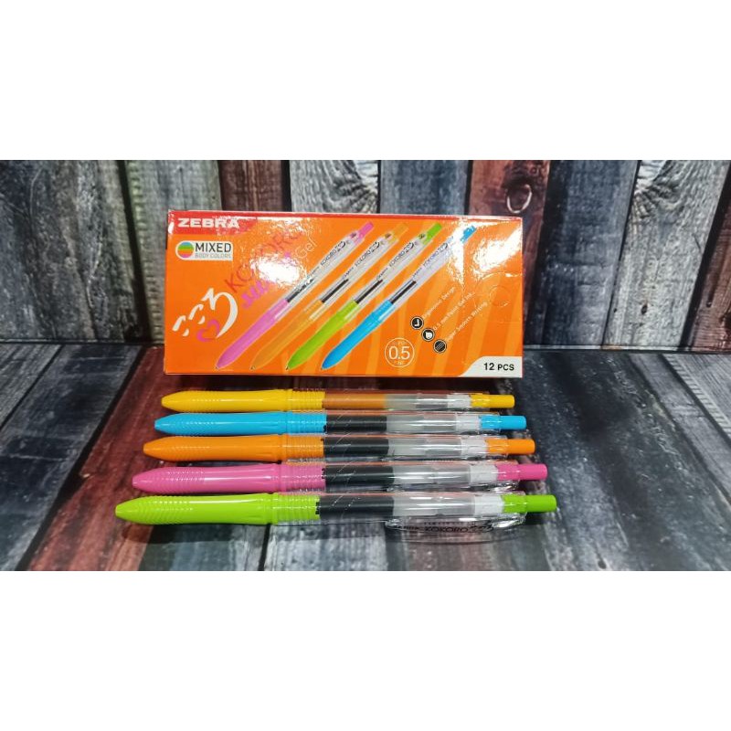 

Zebra Kokoro SWEET Gel Pen Pulpen 0.5mm Black