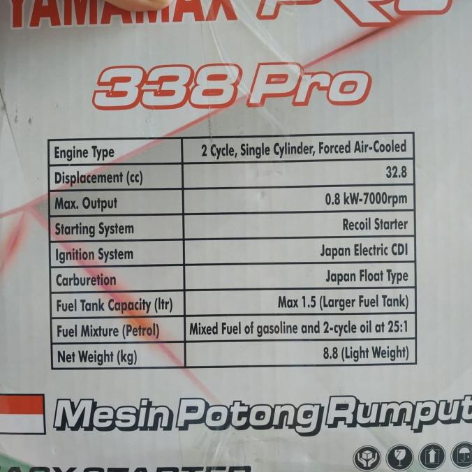 Gojek Mesin Potong Rumput Gendong Brush Cutter 2 Tak Yamamax Japan