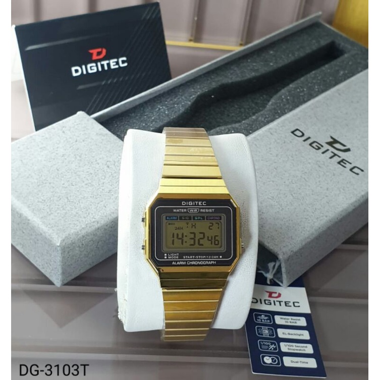 Jam tangan Digitec 3103 Tali pasir original Wanita