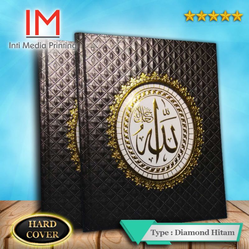 Hard Cover Yasin Diamond Hitam