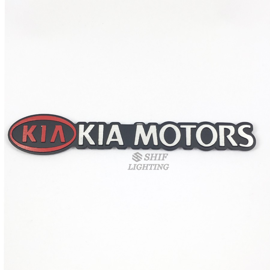 1pc Stiker Emblem Logo KIA Bahan Metal Untuk Mobil