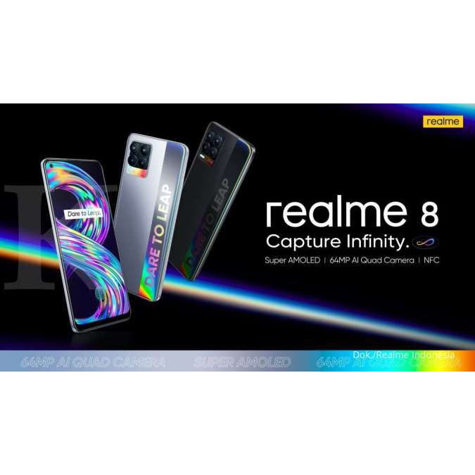 Realme 8 8/128 Ram 8GB Internal 128GB Garansi Resmi