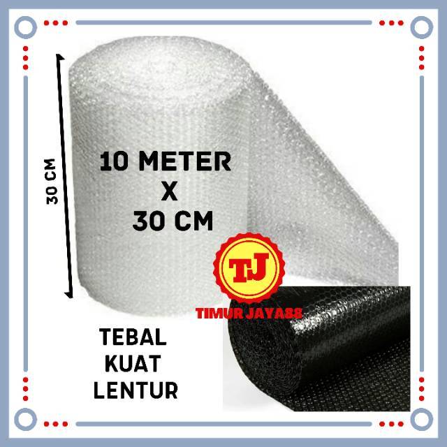 

Promo Murah Bubble Wrap 10m x 30cm / Plastik Bubble 10 meter x 30 cm