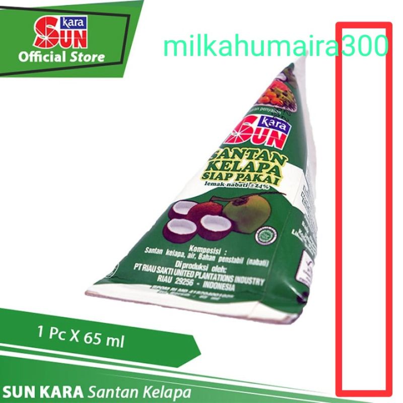 

SUN KARA SANTAN KARA SANTAN KELAPA SIAP PAKAI 1PCS