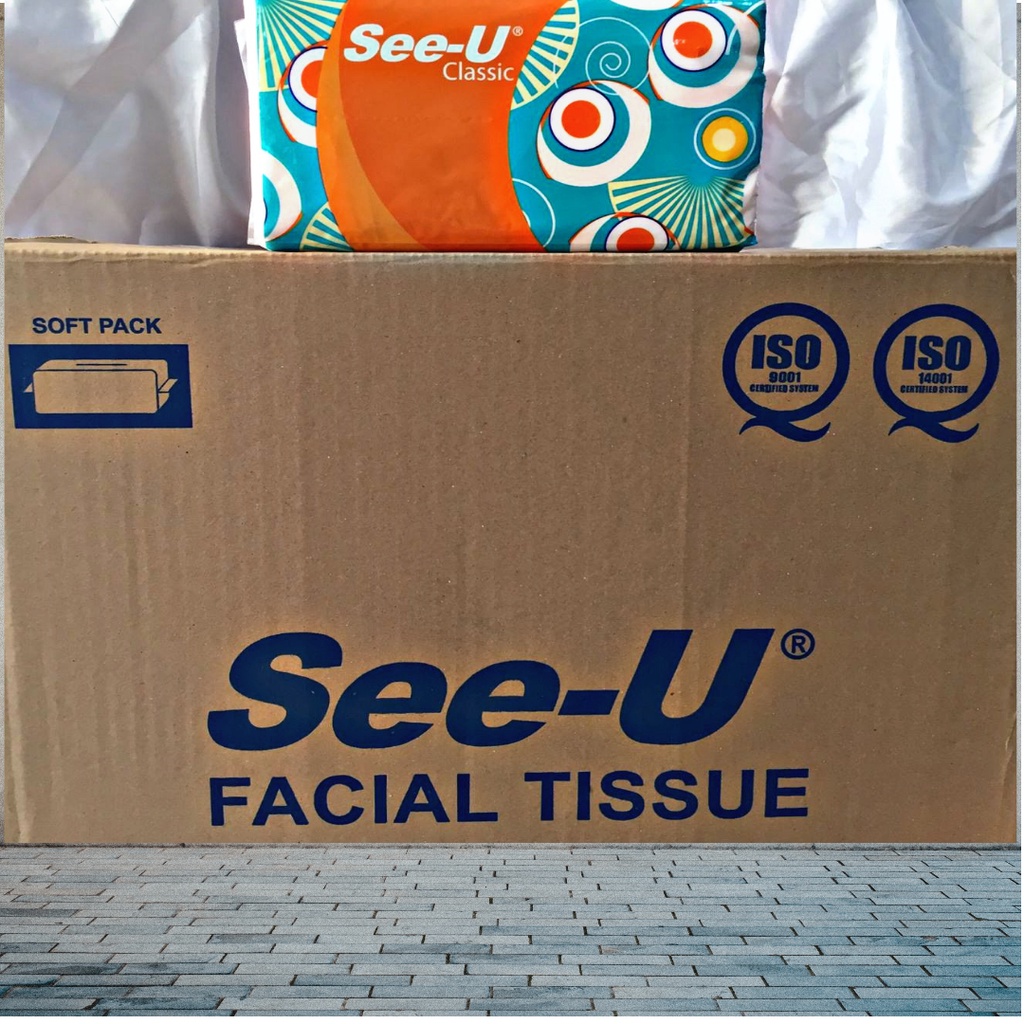

Tissue Tisu See-U Facial 250 sheet Karton/Dus Isi 40 pack See U
