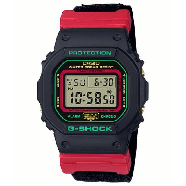 CASIO G-SHOCK MODEL WARNA KHUSUS TYPE DW-5600THC-1DR ORIGINAL / JAM TANGAN PRIA / GSHOCK DW 5600THC