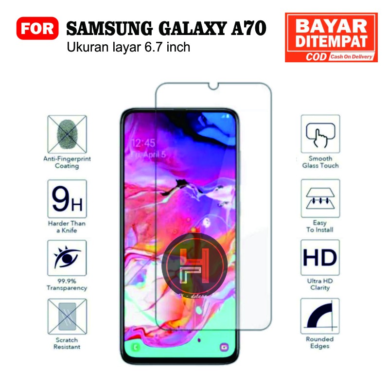 Tempered Glass Samsung Galaxy A70 / A70s - Tempered Glass Premium Quality