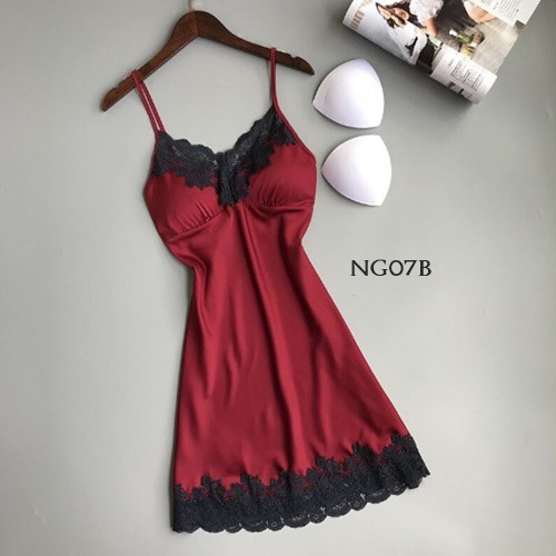 [BISA COD] BAJU TIDUR WANITA DEWASA LINGERIE SEXY HOMEDRESS SEKSI MAROON NG07B