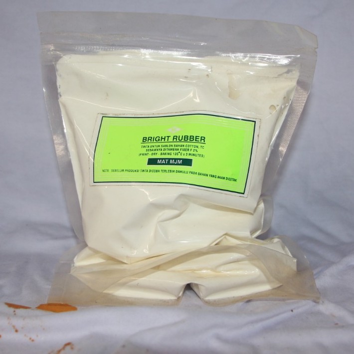 

Tinta sablon kaos BRIGHT RUBBER MATSUI - MATT MJM untuk warna/netral 1 Kg