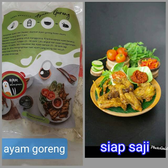 

Ayam Goreng Kampung 1 Ekor Beku/Frozen. Enak 100% rasanya.
