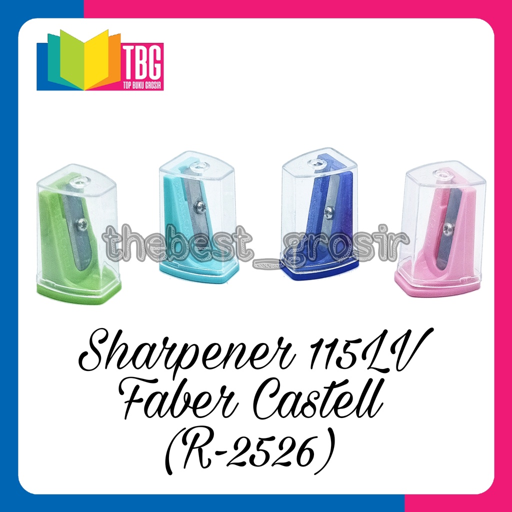 

1 PCS SHARPENER 115LV (40) FABER CASTELL/ ASAHAN PENSIL / RAUTAN PENSIL / SERUTAN / OROTAN (R-2526)