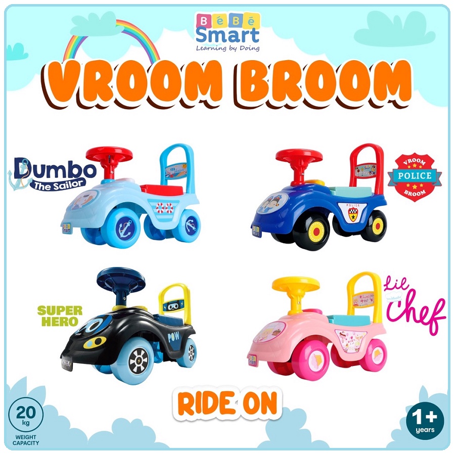 Bebe Smart Vroom-Broom Ride on