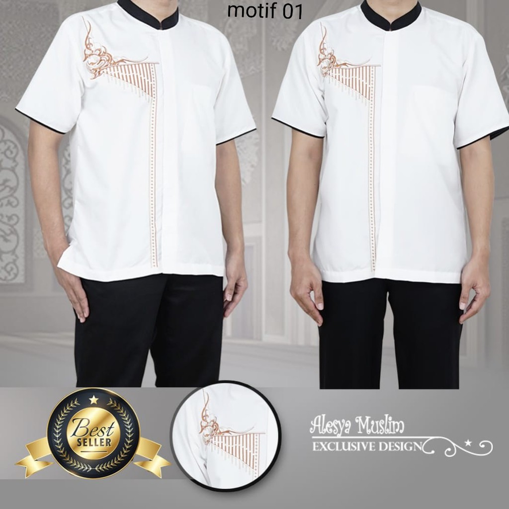 Baju koko/baju koko bahan katun harga grosir/baju koko dewasa /pria muslim best seller