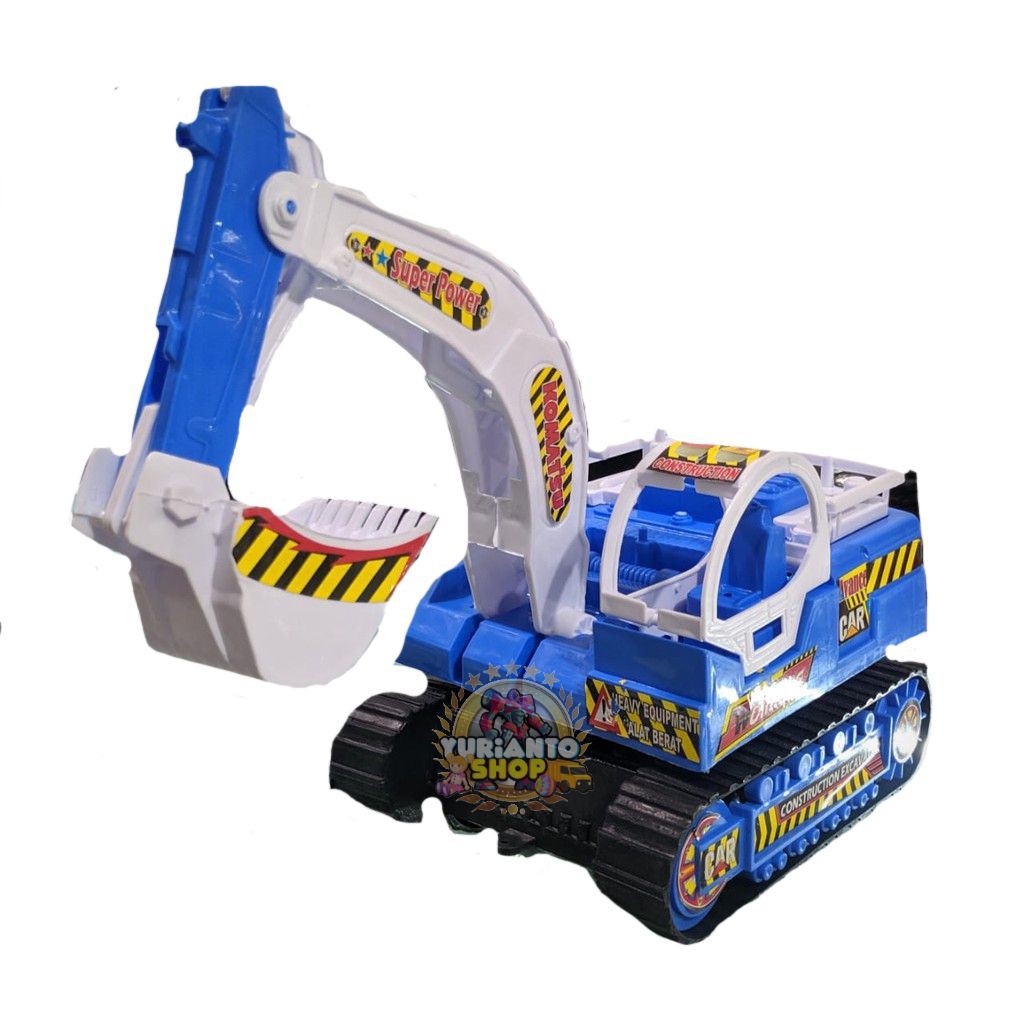 Mainan Anak Bego Keruk Excavator Mini Plastik Dorong St 2119