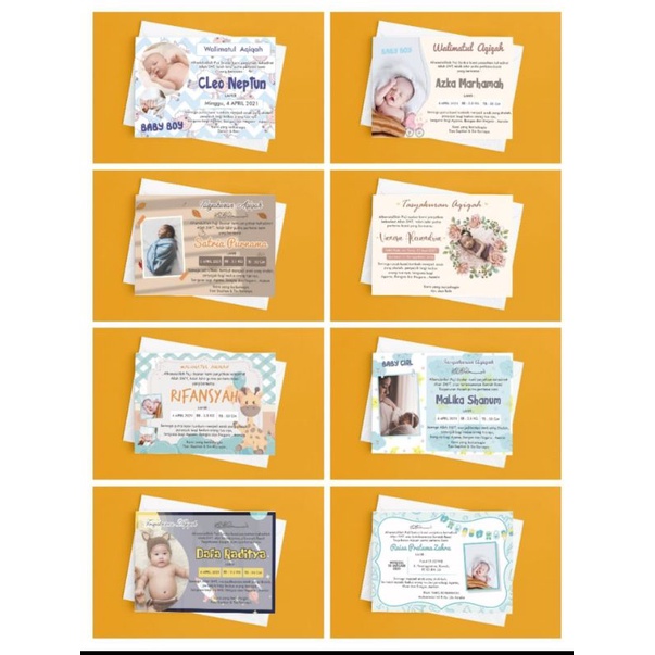 

Stiker atau Kartu Aqiqah