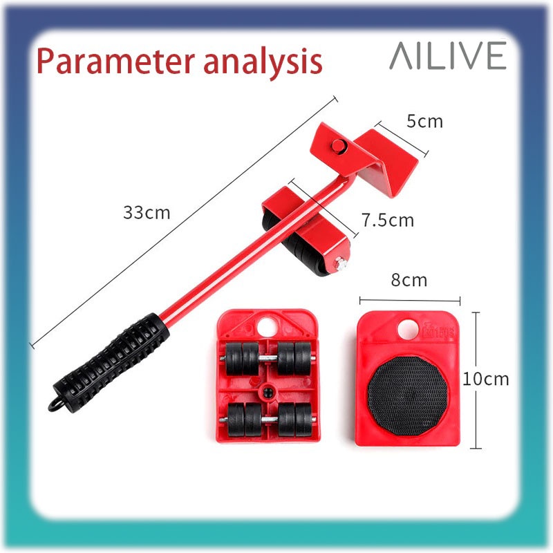 Dongkrak Lemari Alat Bantu Angkat Pindah Barang Furniture Mebel Lemari Kulkas Tempat Tidur Mover Tool