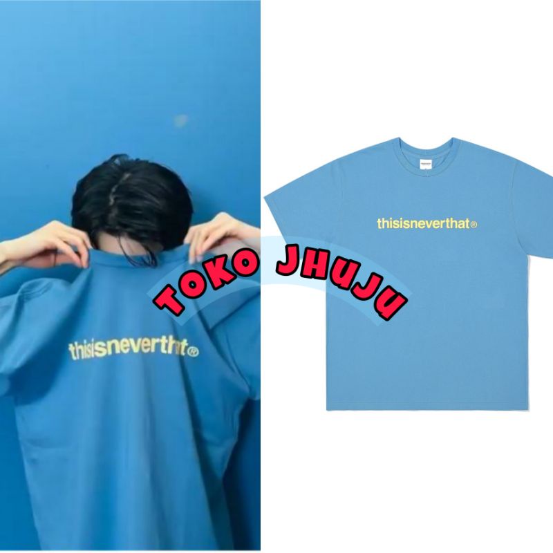 Baju kaos NCT Doyoung style neverthat Sablon Kuning