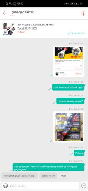 Nagada Kunci Pas Tiger Kunci Pas 48 In 1 Universal Wrench Socket Wrench Aaa