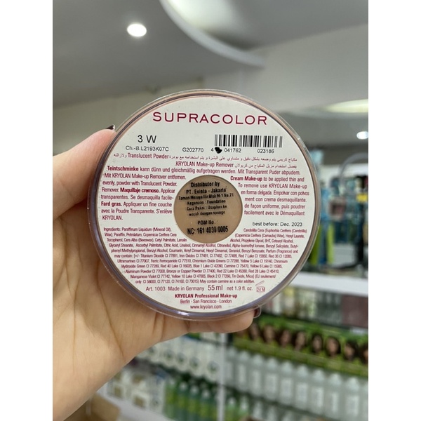 Kryolan Supracolor 55ml Kode 3W