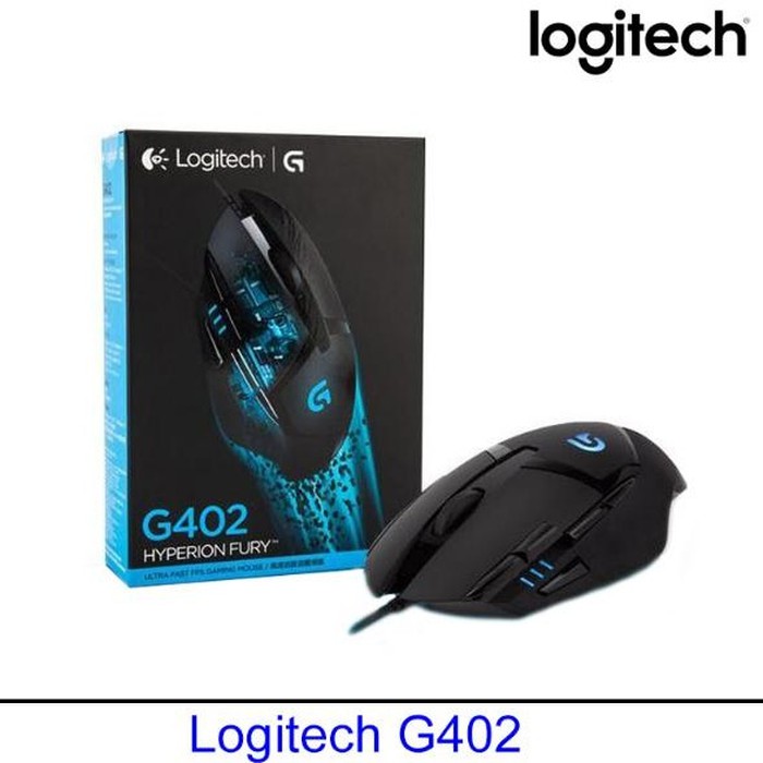 Logitech G402 Hyperion Fury Ultra-Fast FPS Gaming Mouse Original Garansi 2 Tahun