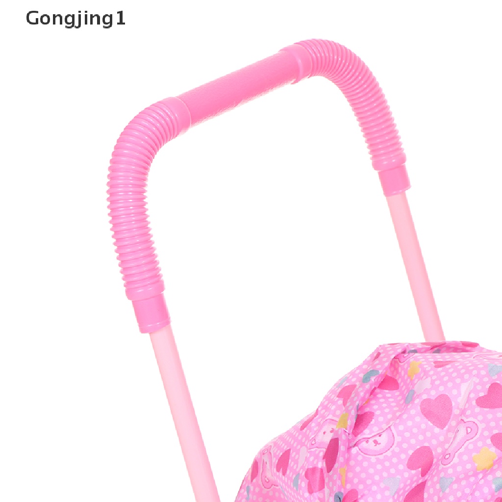 Gongjing1 Mainan Miniatur Kursi Goyang / Tempat Tidur Bayi Untuk Aksesoris Rumah Boneka