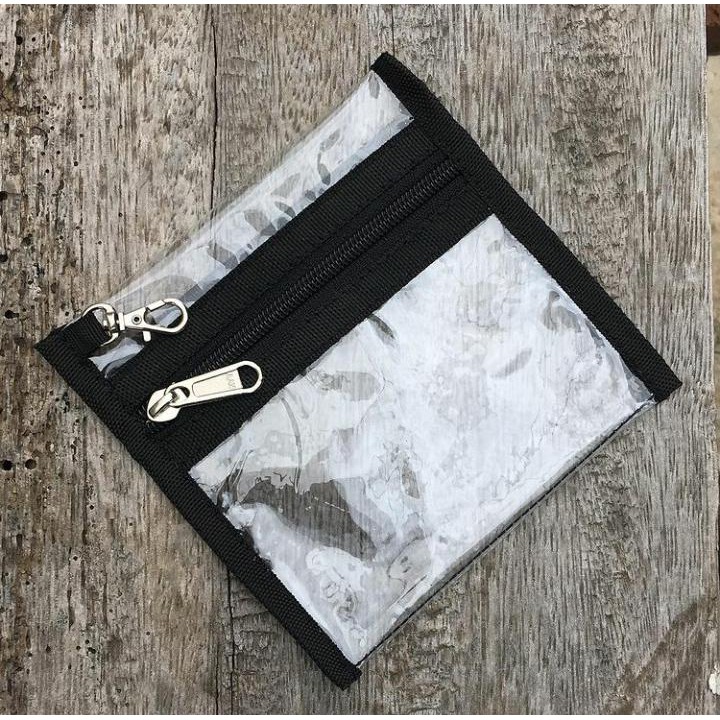 Dompet Masker Transparan/Dompet Mika clear/Pouch Masker