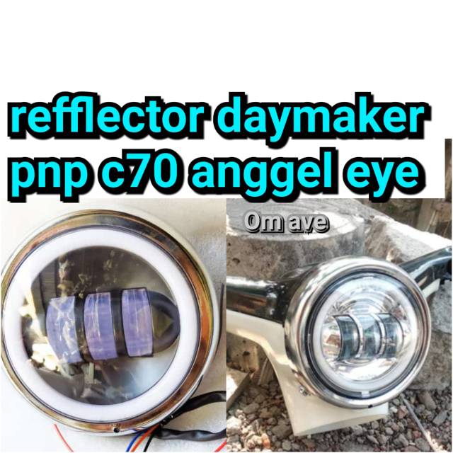HEADLAMP LED DAYMAKER HONDA C 70 DAYMAKER ANGEL EYE