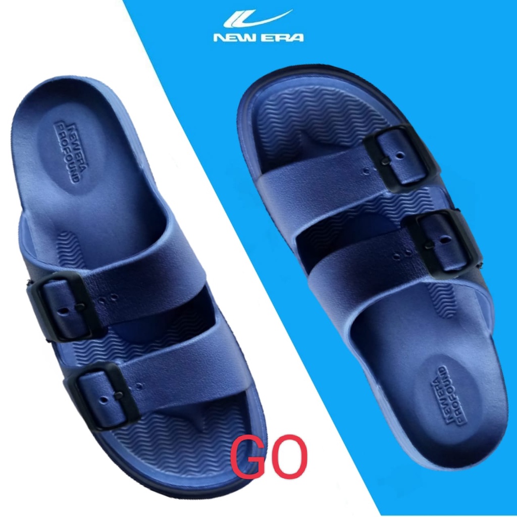 sogo NEW ERA MB E 7028 Sendal Pria Ban 2 Gesper Terbaru Sandal Karet Laki Laki Gesper Pinggir Nyaman