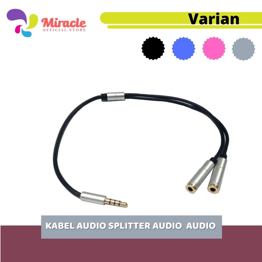 Kabel Audio Splitter hp audio  audio - 649750