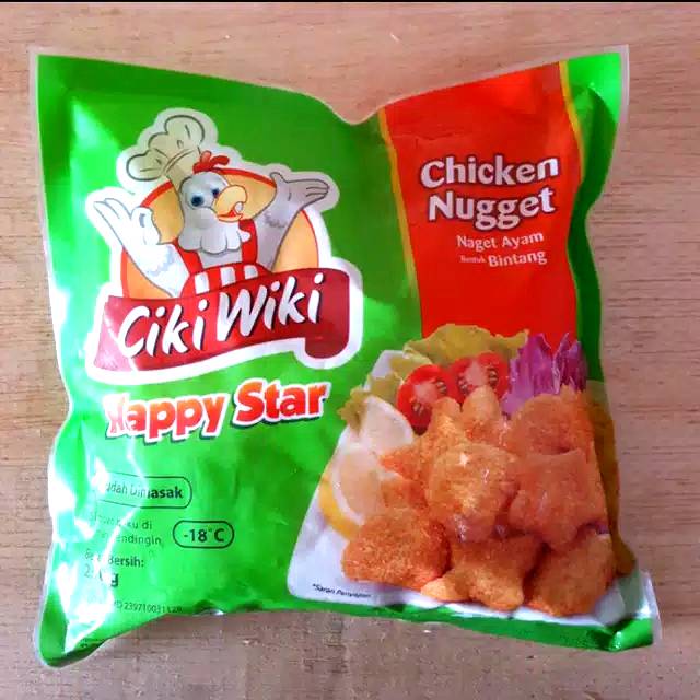 

CIKI WIKI NAGET AYAM BENTUK HAPPY STAR 250GR