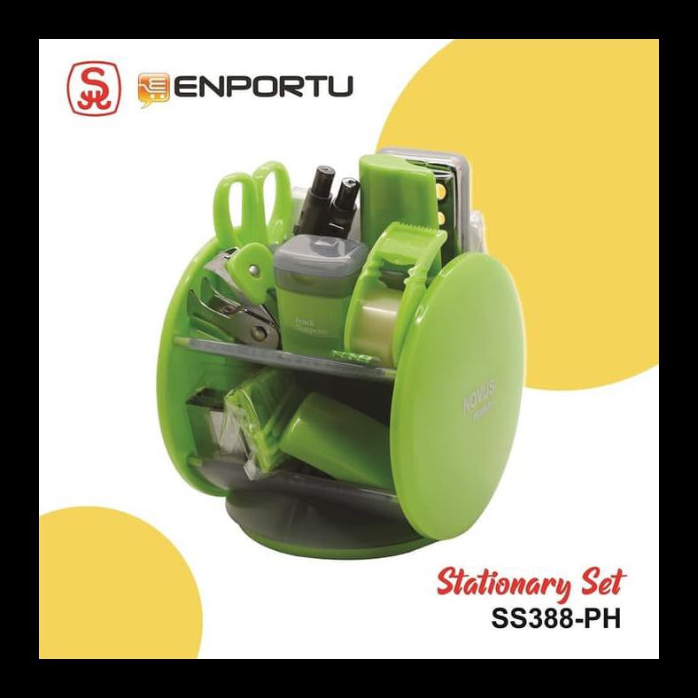 

BARU NOVUS STATIONERY SET SS388-PH PAKET ALAT TULIS MURAH