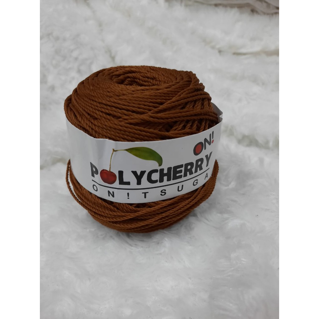 POLYCHERRY ONITSUGA WARNA COKLAT SDG - BENANG RAJUT POLYESTER