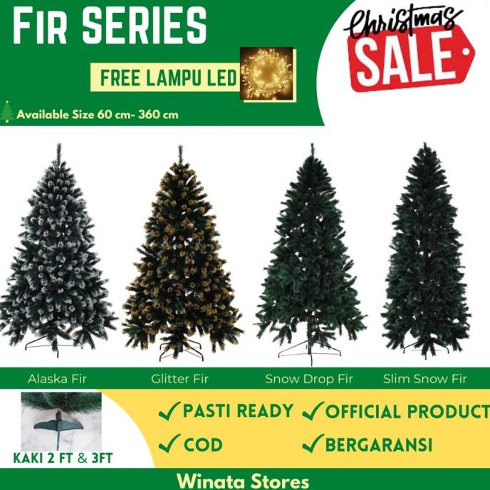 

POHON NATAL PREMIUM UKURAN 0.6 METER 60 CM 2 Ft 2Ft CHRISTMAS TREE FIR