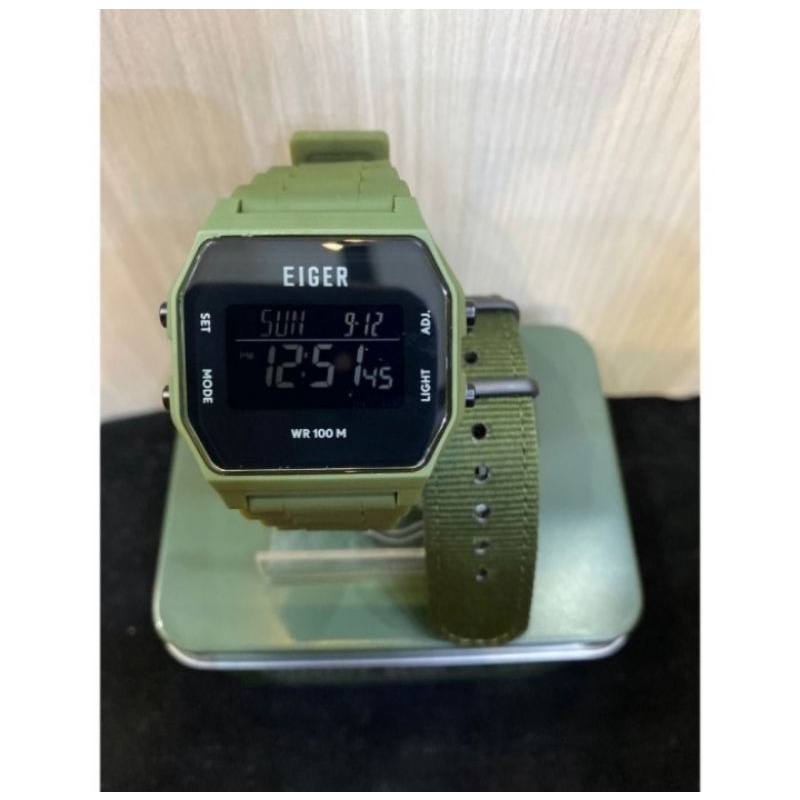 JAM TANGAN PROVO OLIVE EIGER1989/5092 - JAM TANGAN PRIA/WANITA ORIGINAL