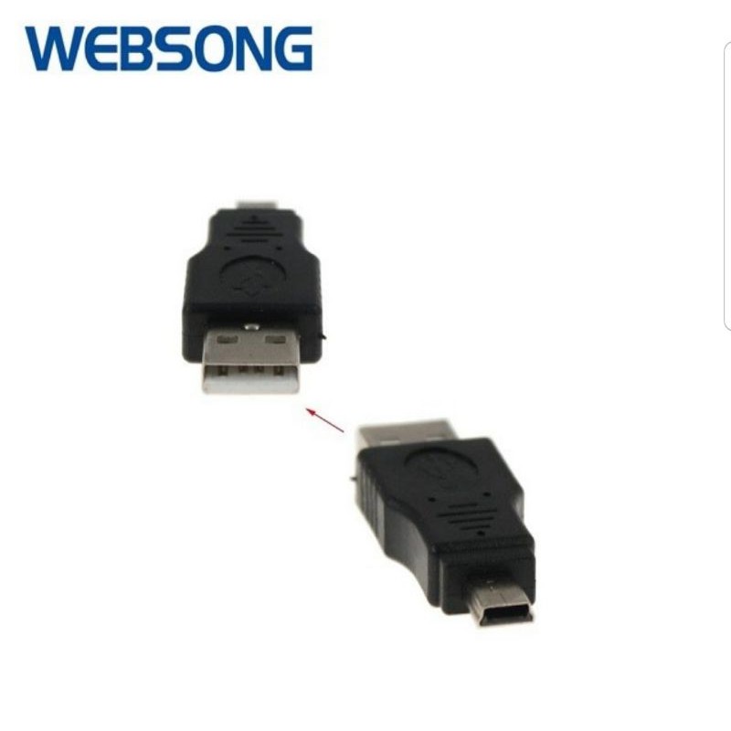 Connector USB Male to USB Mini 5P websong