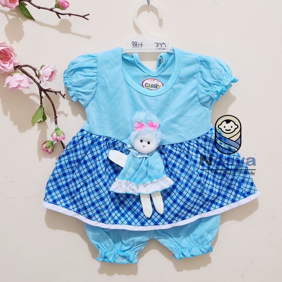 [N-073] Baju bayi perempuan boneka 3D / baju bayi lucu &amp; murah see see see