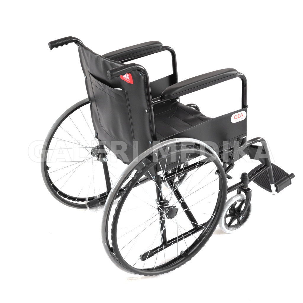 Kursi Roda / Wheelchair GEA FS 875 / FS875 / FS-875 - Kursi Roda Rumah Sakit Kuat Hingga 100kg