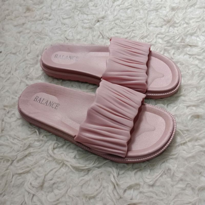 New BLC 1608-A1 malona / sandal jelly / sandal wanita / sandal import-Pink