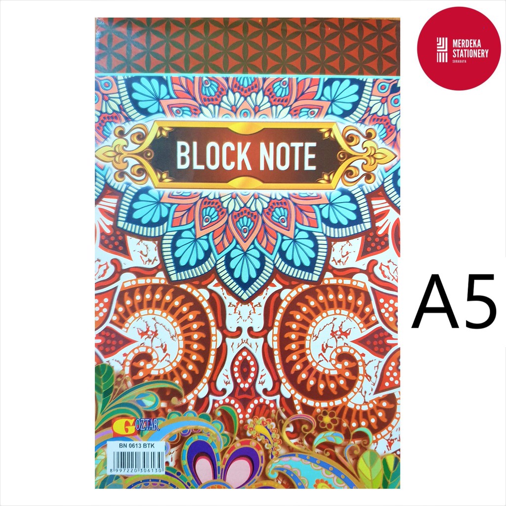 

Block Note Batik Goztar