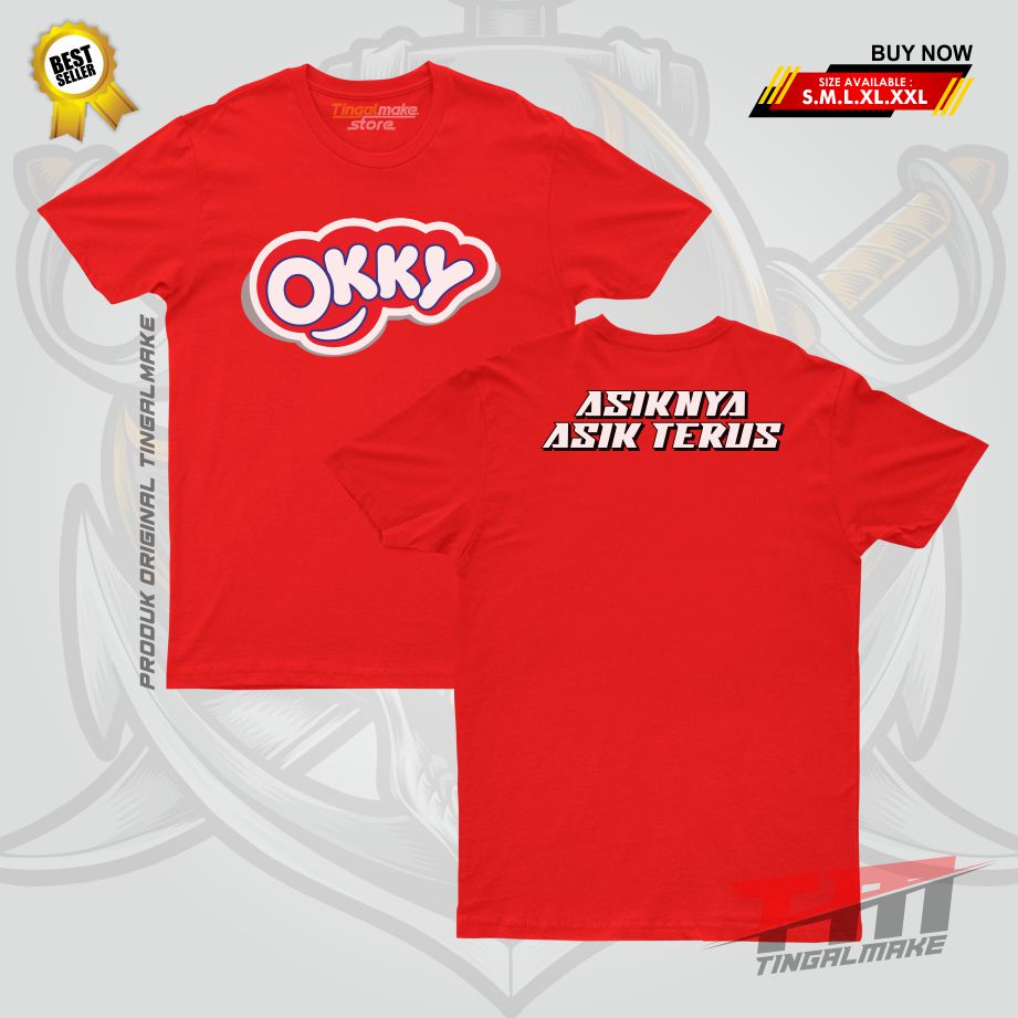DTF | Baju Kaos Viral Okky Jelly Windah Bersaudara Asiknya Asik Terus Bocah Viral | Kaos Viral Unik 